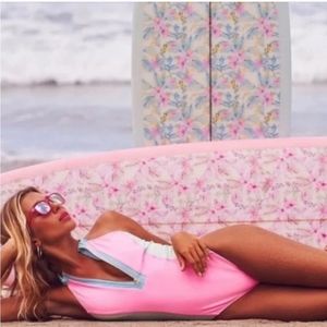 LSF X HURLEY - MAX COLORBLOCK MOCK NECK MODERATE ONE PIECE SIZE LARGE NWT